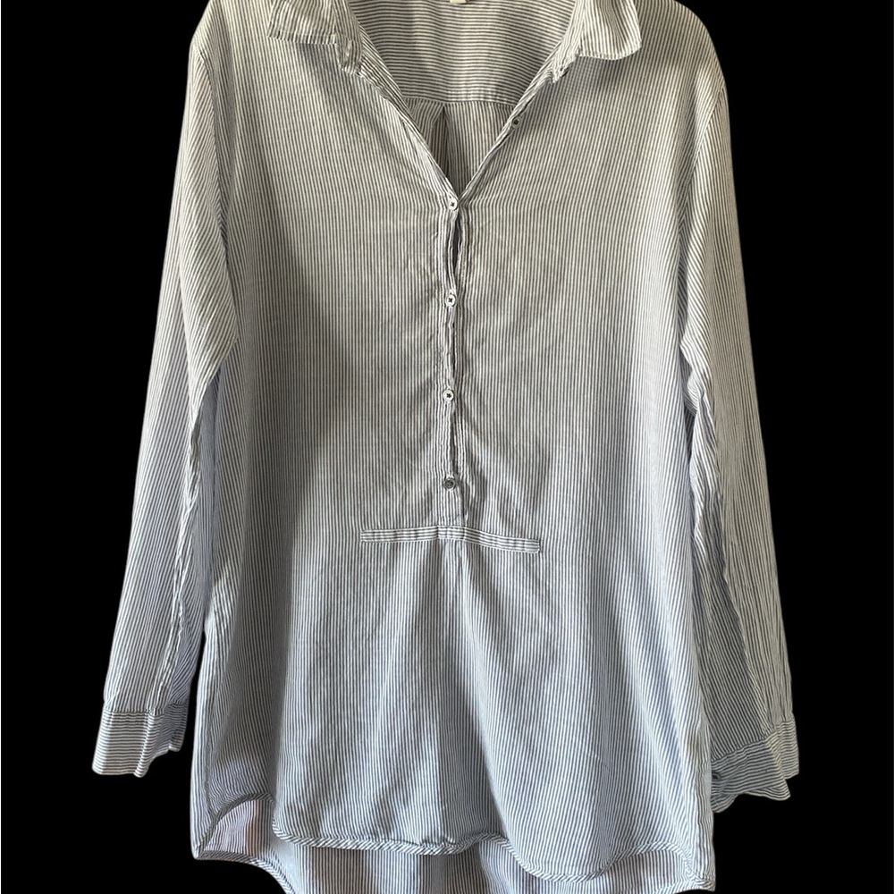 Striped Blue Women's Top
